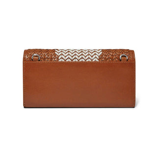 Brighton Via Val Large Wallet in Russet