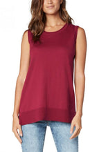 Load image into Gallery viewer, Liverpool Raspberry Sleeveless Sweater
