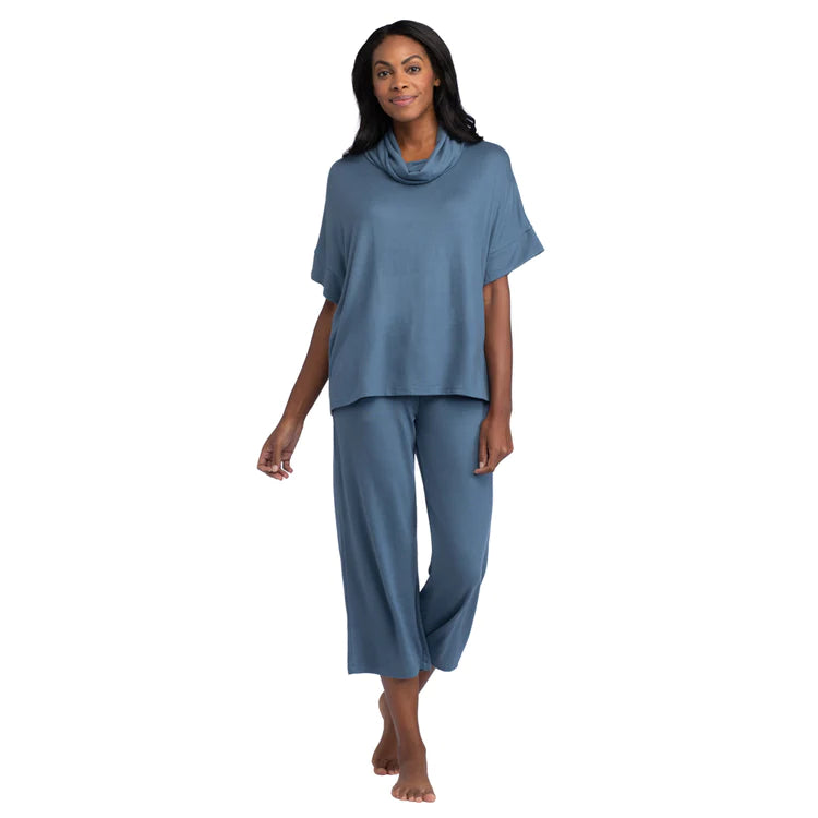 Softies Spring Lake Jersey Cowl Neck Lounge Set