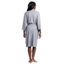 Load image into Gallery viewer, Softies Dream Shawl Collar Robe Heather Grey
