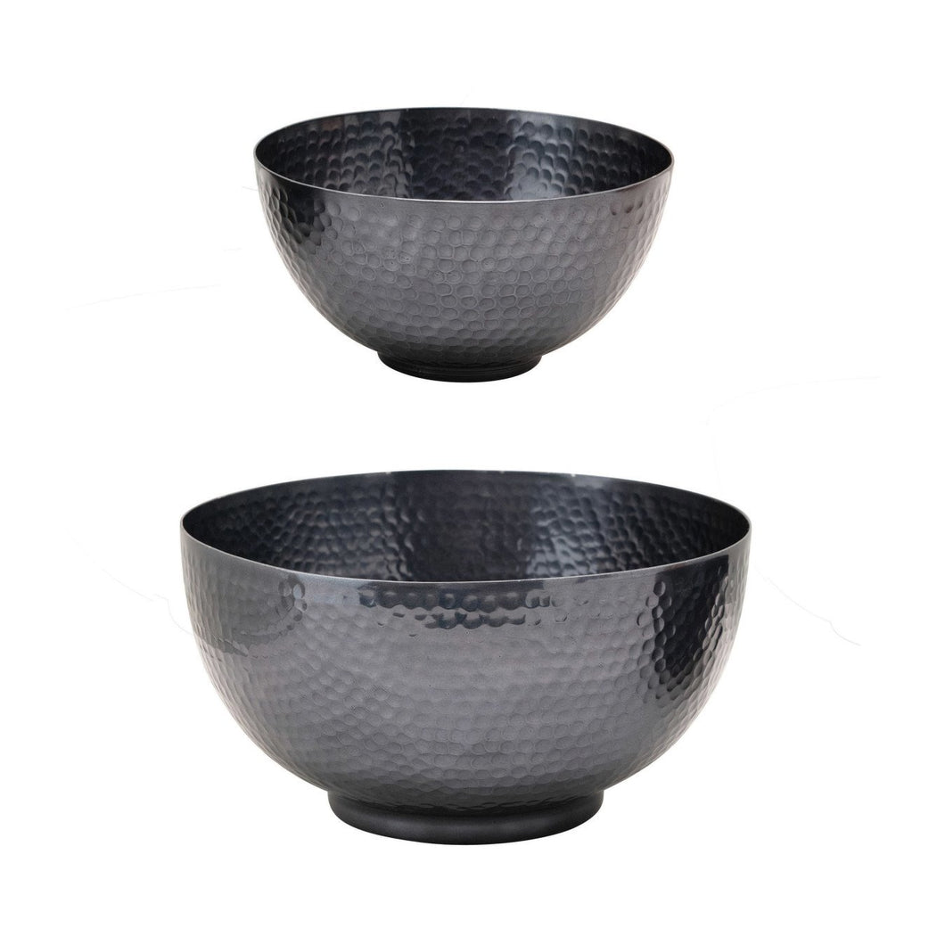 Gunmetal Hammered Bowl