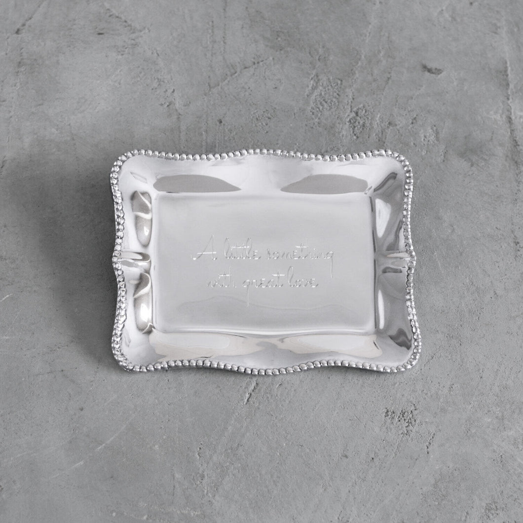 Beatriz Ball Pearl A Little Something with Great Love Tray