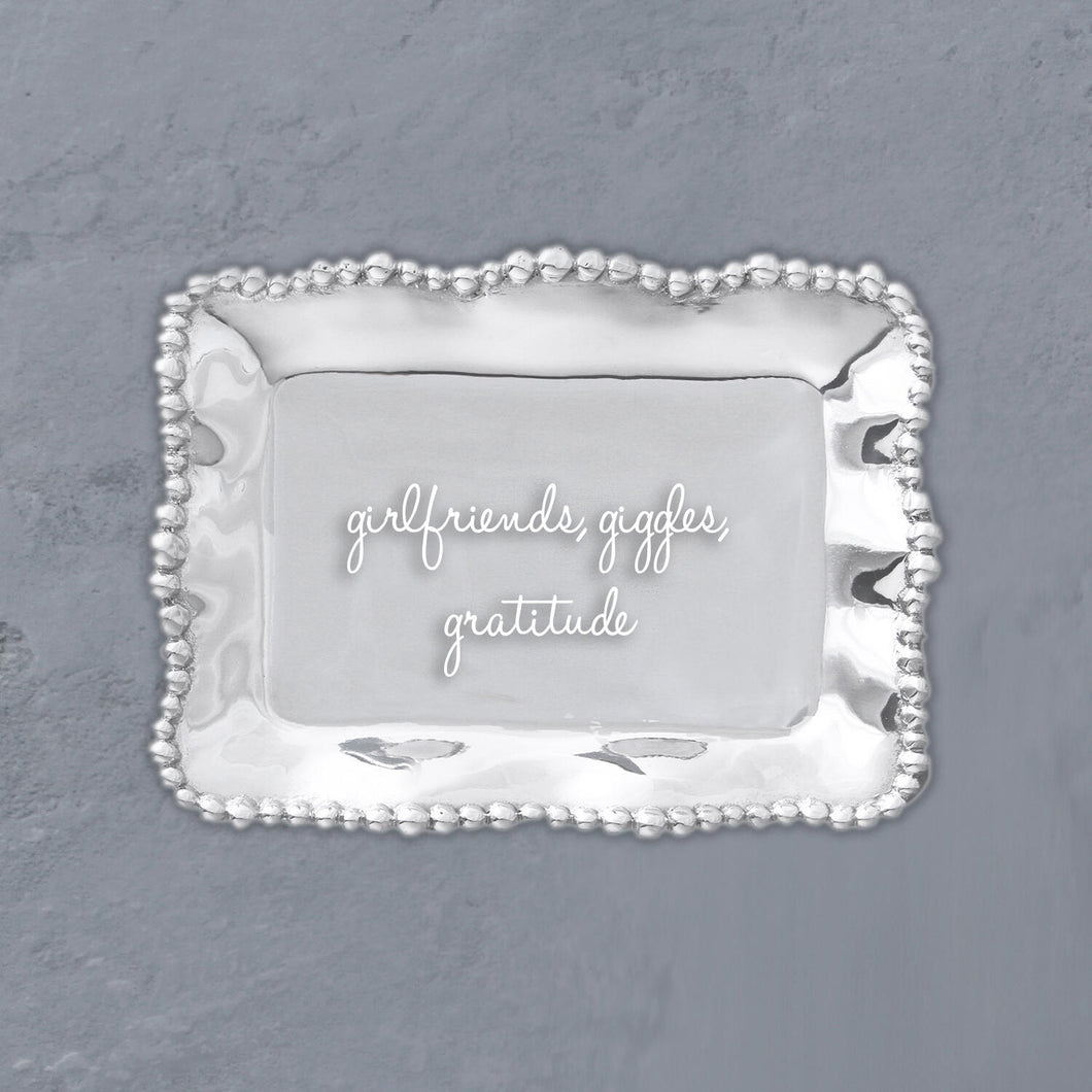 Beatriz Ball Pearl Rectangular Girlfriends, Giggles, and Gratitude