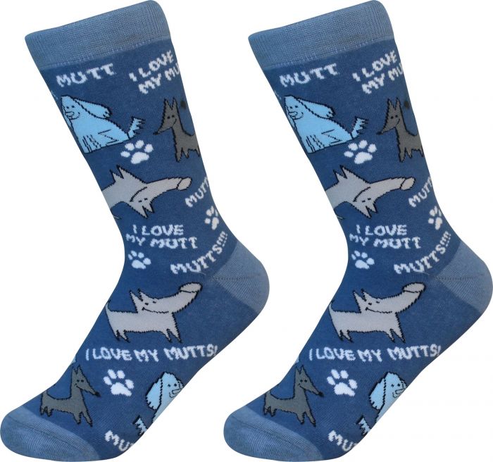 E & S Pets I Love My Mutt Socks