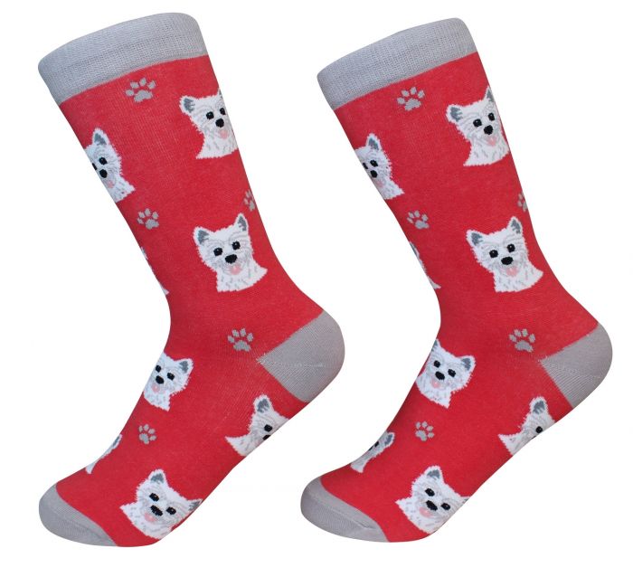 E & S Pets West Highland Terrier Socks