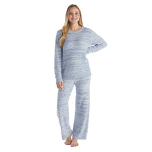 Load image into Gallery viewer, Softies Heather Spring Lake Marshmallow Crew Neck Lounge Set
