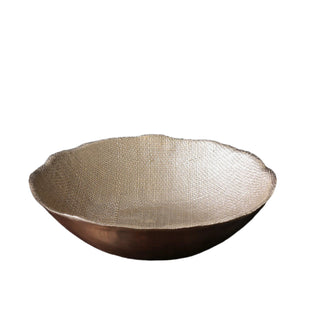 Beatriz Ball Sierra Modern Chelsea Extra Large Bowl handmade tarnish free aluminum alloy FDA food safe gold