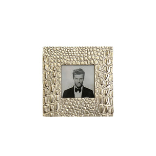 Beatriz Ball Sierra Modern Croc 3X3 Frame tarnish free aluminum alloy handmade