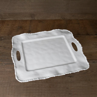 Beatriz Ball Vida Alegria Rectangular Tray with Handle handmade luxury melamine BPA free PABA free
