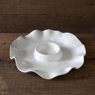 Beatriz Ball Vida Havana Chip & Dip Handmade luxury melamine BPA free PABA free dishwasher safe FDA food safe