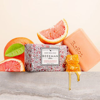 Beekman Honeyed Grapefruit Bar Soap goat milk sensitive skin sulfate & paraben free