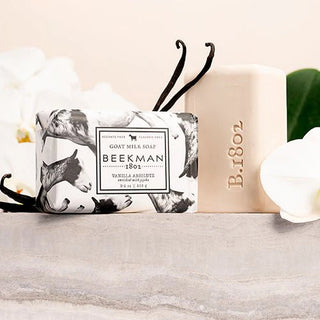 Beekman Vanilla Absolute Bar Soap goat milk sensitive skin sulfate & paraben free