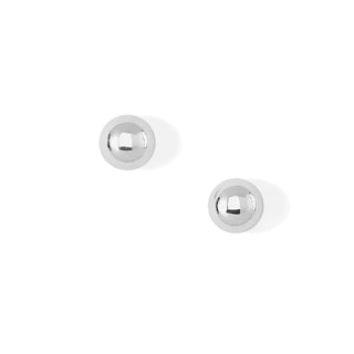 A pair of silver studded post earrings on a white background.  Brighton Pretty Tough Stud Post Earrings