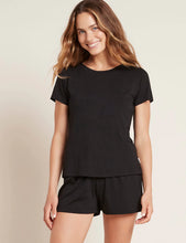 Load image into Gallery viewer, Boody Black Goodnight Sleep Tee
