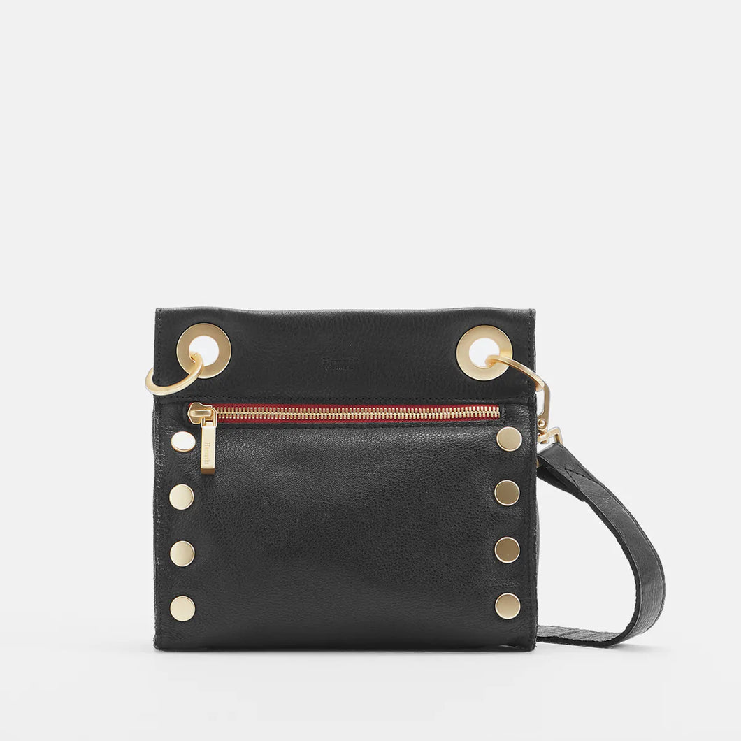 Hammitt Black/Brushed Gold Small Tony