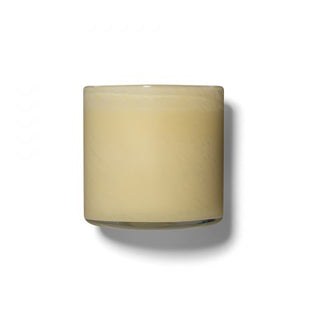 A LAFCO Chamomile Lavender classic candle in a beige container displayed against a plain background.