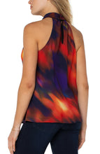Load image into Gallery viewer, Liverpool Northern Lights Sleeveless Mock Neck Tank
