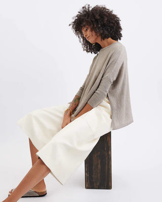 Mersea Catalina Crewneck Sweater in Driftwood