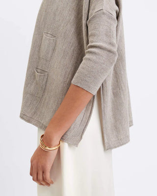 Mersea Catalina Crewneck Sweater in Driftwood