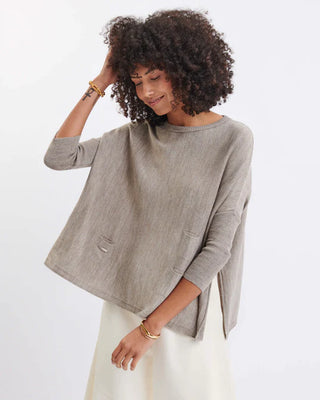Mersea Catalina Crewneck Sweater in Driftwood