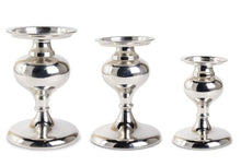 Load image into Gallery viewer, Polished Silver Candle Holder
