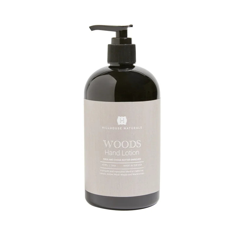 Hillhouse Naturals Woods Hand Lotion
