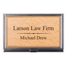 Load image into Gallery viewer, P. Graham Dunn Wood Business Card Holder
