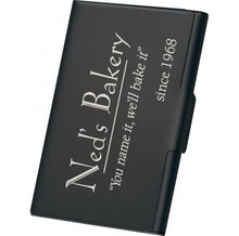 Load image into Gallery viewer, P. Graham Dunn Black Business Card Holder
