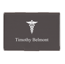 Load image into Gallery viewer, P. Graham Dunn Black Business Card Holder
