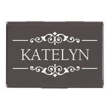 Load image into Gallery viewer, P. Graham Dunn Black Business Card Holder
