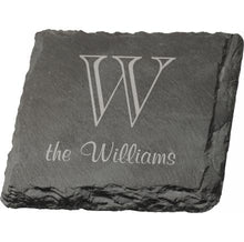 Load image into Gallery viewer, P. Graham Dunn Square Slate Set of 4 Coasters
