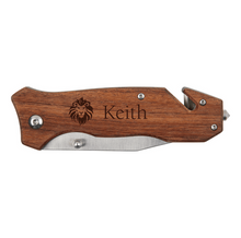 Load image into Gallery viewer, P. Graham Dunn Wood Knife with Clip
