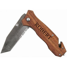 Load image into Gallery viewer, P. Graham Dunn Wood Knife with Clip
