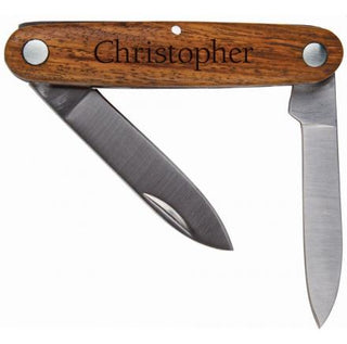 P. Graham Dunn Wood Pocket Knife