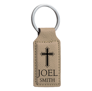 P. Graham Dunn Tan Keychain