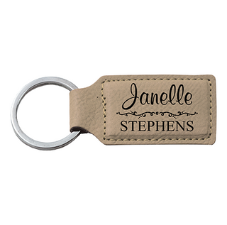 P. Graham Dunn Tan Keychain