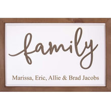 Load image into Gallery viewer, P. Graham Dunn Family Framed Sign
