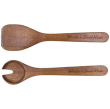 Load image into Gallery viewer, P. Graham Dunn Wood Salad Servers
