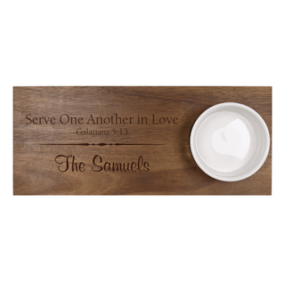 P. Graham Dunn Serving Board and Bowl Set