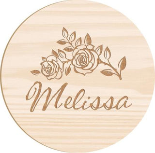P. Graham Dunn Circle Wooden Sticker