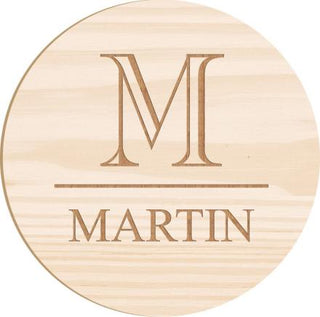 P. Graham Dunn Circle Wooden Sticker