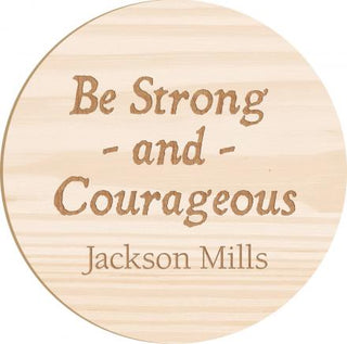 P. Graham Dunn Circle Wooden Sticker
