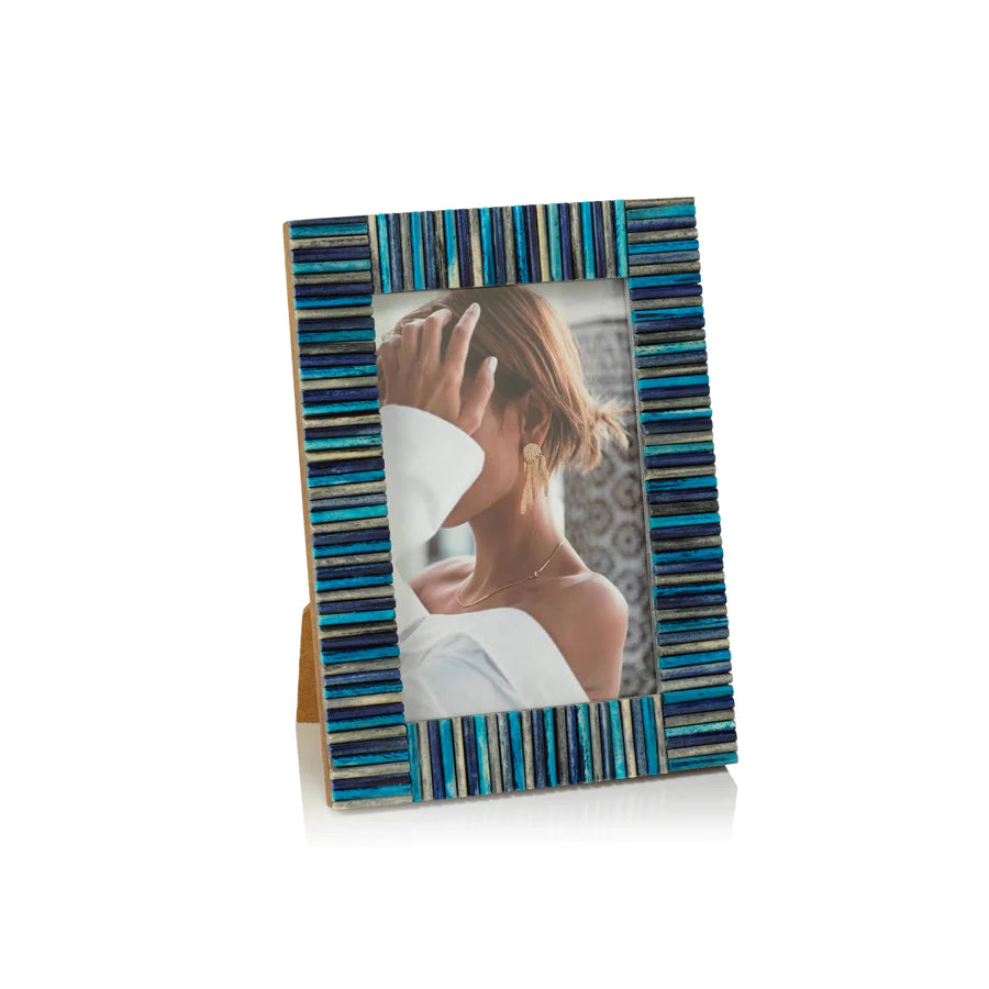 Multi-Color Blue Bone 4X6 Frame