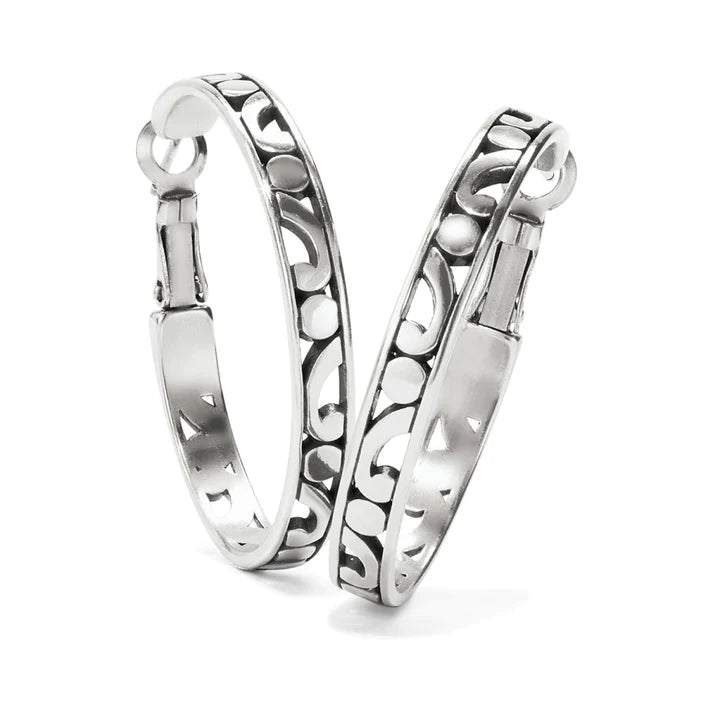 Brighton Contempo Medium Hoop Silver