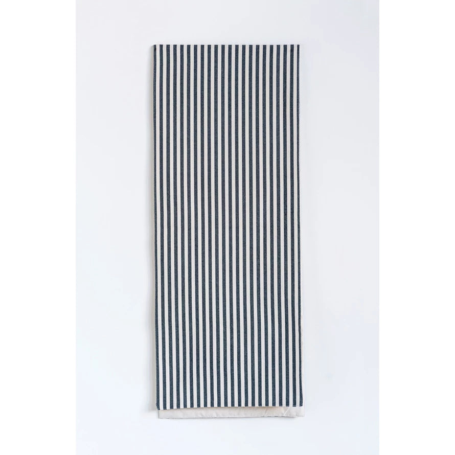 Black Striped Table Runner