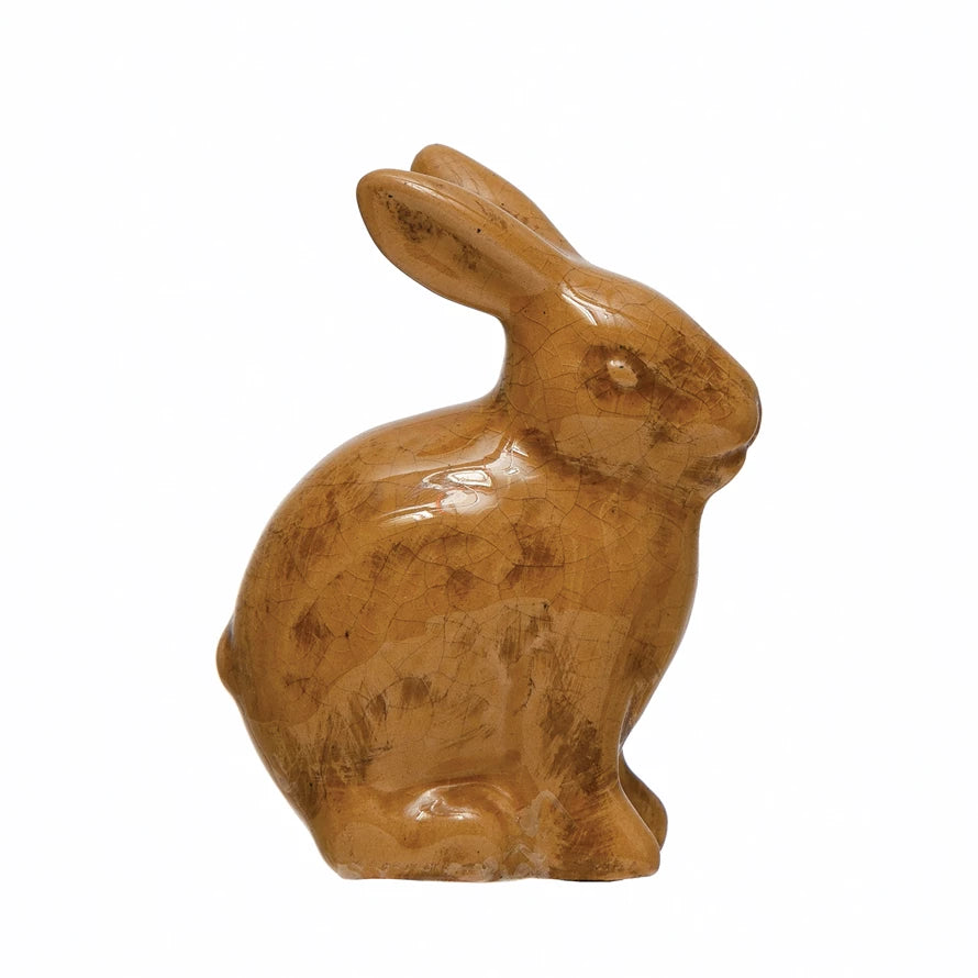 Distressed Terra-cotta Rabbit