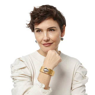 Brighton Golden Moon Hinged Bangle