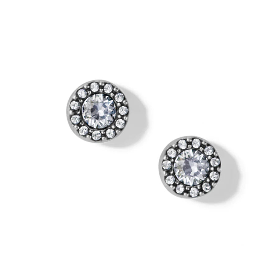 Brighton Silver Illumina Solitaire Post Earrings