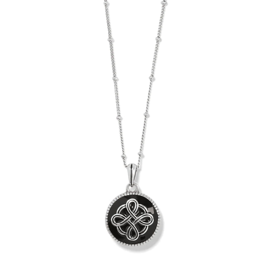 Brighton Interlok Noir Reversible Necklace
