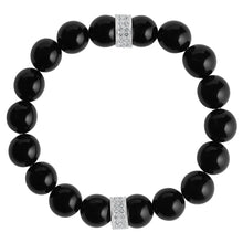 Load image into Gallery viewer, Brighton Black Meridian Stretch Bracelet
